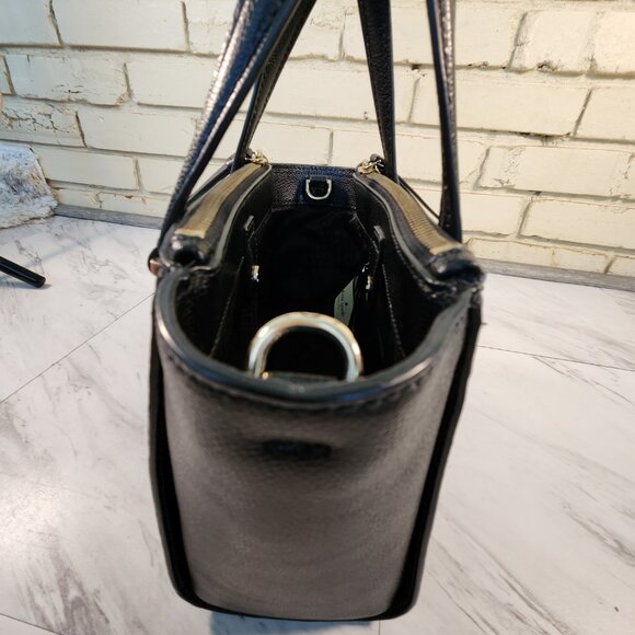 Like New Kate Spade Patterson Drive Mini Kaona Black Leather Crossbody Bag Purse - Picture 7 of 12